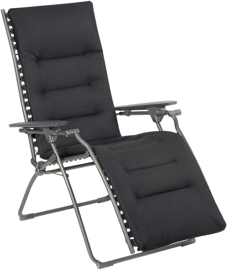 Lafuma LFM2830 Fotel i krzesło tapicerowane Relax Evolution Be Comfort Ciemny Szary LFM2830 8902