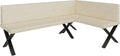 Sofa narożna – z metalu, 196 × 128 cm