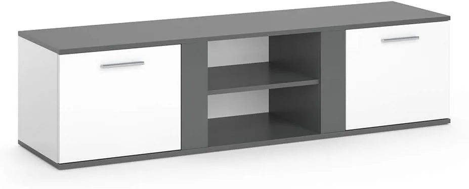 Vicco Szafka RTV i stolik pod telewizor — 155 × 41 cm, antracytowy