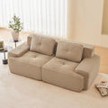 Sofa: Cloud, modułowa konstrukcja, 2-osobowa, beżowy