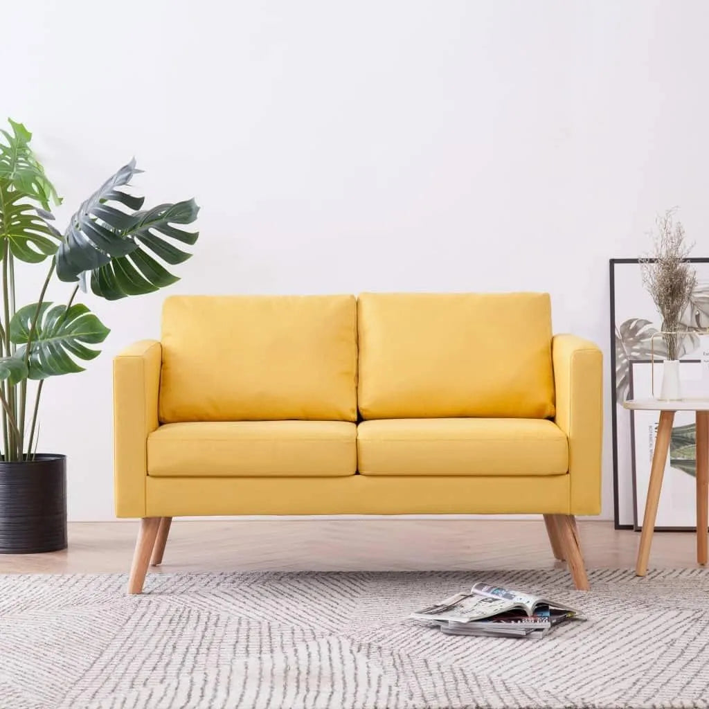 Sofa: tapicerka materiałowa, z funkcją spania, 2-osobowa, tapicerka materiałowa