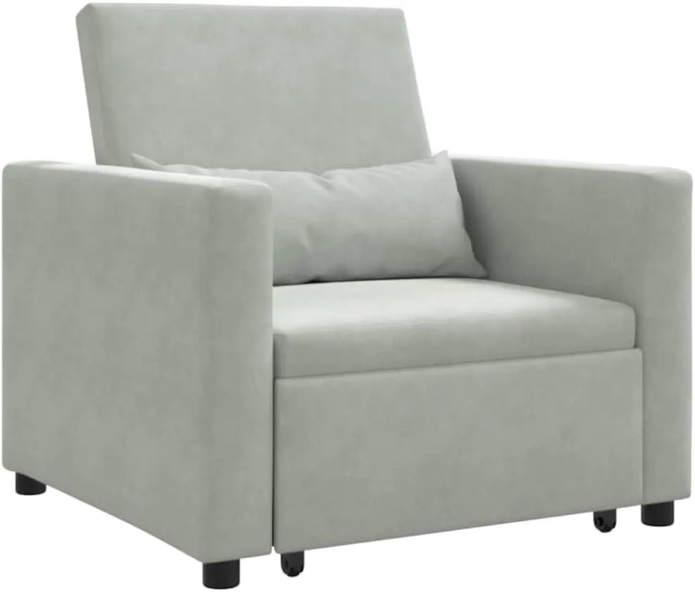 Sofa — z oparciem, regulowana konstrukcja, 90 × 165 × 87 cm, rozkładana konstrukcja