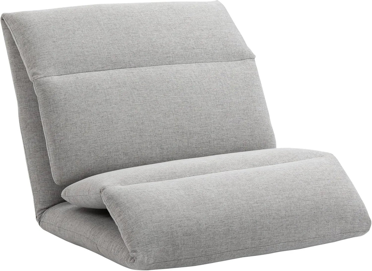 HOMCOM Sofa: z oparciem, z poduszkami, składana konstrukcja, 72 × 71 × 60 cm, szary