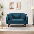 Sofa: z drewna, z podłokietnikami, z oparciem, z poduszkami, 2-osobowa, 132 × 70 × 81 cm, 320 kg