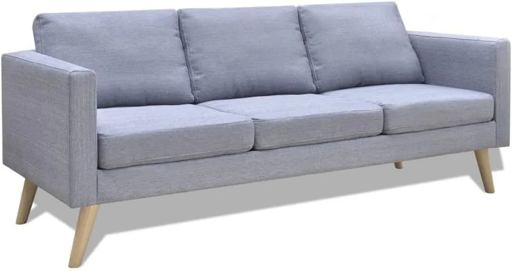 Sofa – tapicerka materiałowa, 3-osobowa, tapicerka materiałowa