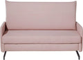 Sofa — różowy, rozkładana konstrukcja