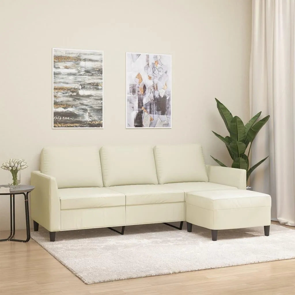 Sofa: 3-osobowa, 180 cm, tapicerka skórzana