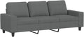 Sofa: tapicerka materiałowa, 3-osobowa, 180 cm, tapicerka materiałowa