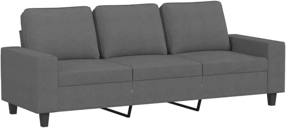 Sofa: tapicerka materiałowa, 3-osobowa, 180 cm, tapicerka materiałowa
