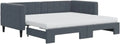 Sofa – tapicerka aksamitna, 90 × 190 cm, rozkładana konstrukcja