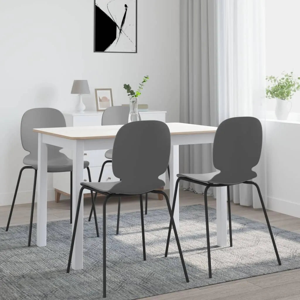 Łatwy do czyszczenia stół do jadalni z litego drewna – MDF, z drewna, 114 × 71 × 75 cm, biały
