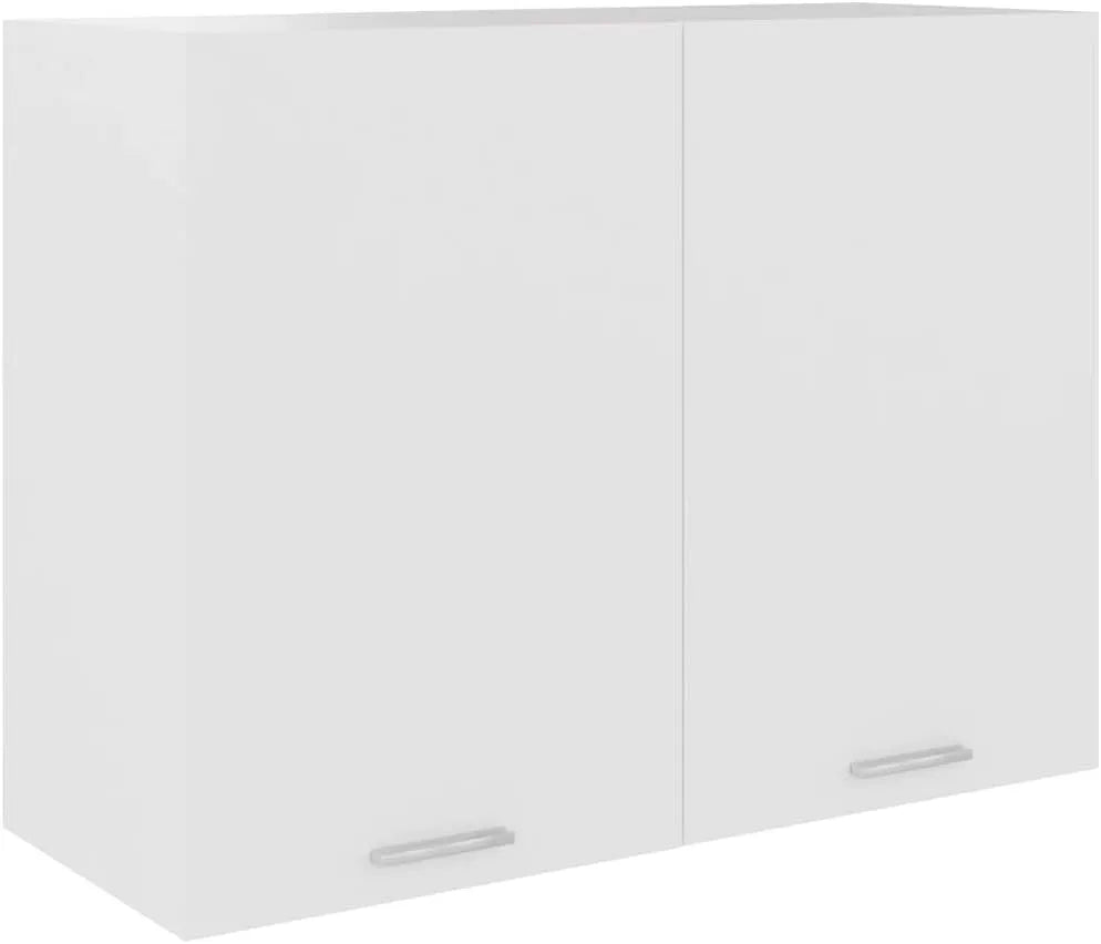 Lyon szafka wisząca — z drewna, 80 × 31 × 60 cm, biały