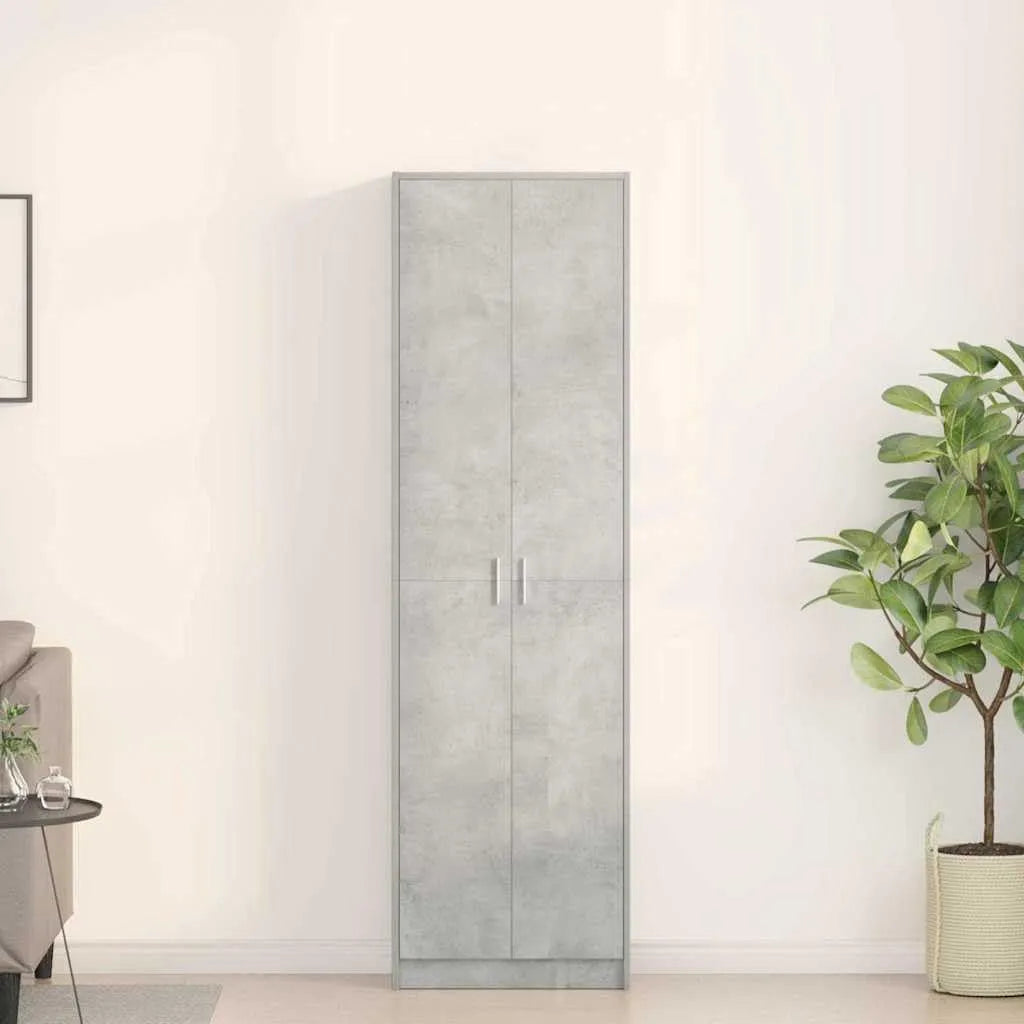 Szafa — z drewna, 55 × 25 × 189 cm, biały