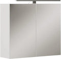 Vicco Szafka z lustrem w łazience 'Lavio' — wyświetlacz LED, 70 × 60 cm, biały