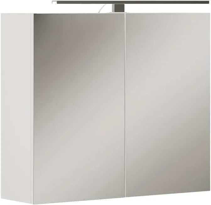 Vicco Szafka z lustrem w łazience 'Lavio' — wyświetlacz LED, 70 × 60 cm, biały